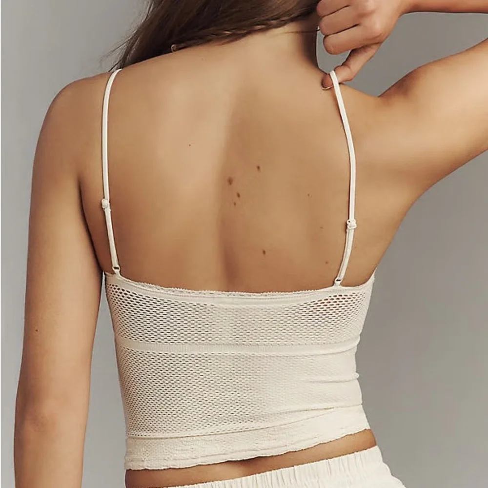 NWT Anthropologie Ivory Seamless Tank Top - Picture 3 of 5